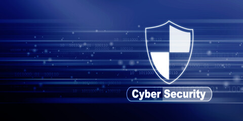 Obraz premium 2d illustration abstract Cyber security 