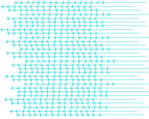 star pattern with tails vector design. also isolated in white background