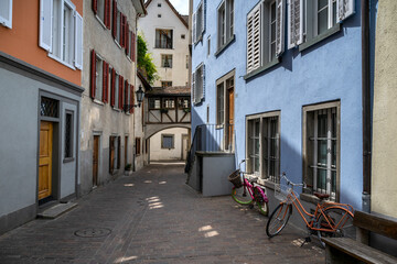 Old town of Chur in Switzerland