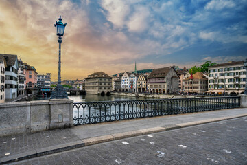 The city of Zurich, Switzerland,