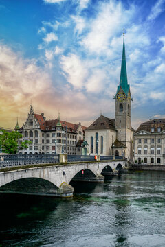The city of Zurich, Switzerland,
