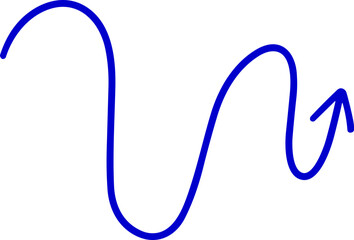 Arrow Scribbled Hand Drawing