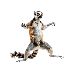 Fototapeta premium Lemur. Isolated on transparent background.