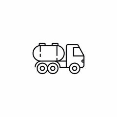 water truck vehicle heavy icon