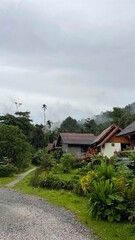 house in the mountains