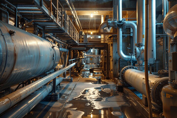 CCUS, showcasing the process of capturing carbon dioxide emissions from industrial sources, converting them for utilization, and securely storing them underground to mitigate climate impact