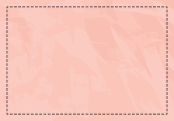 Dashed line frame background.