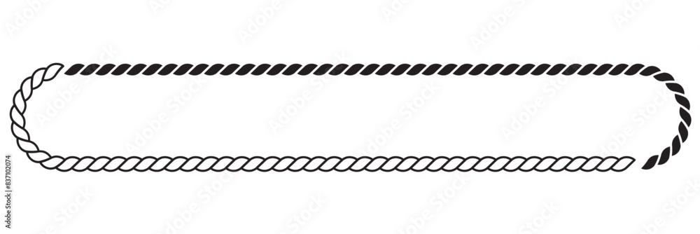 Poster rope icon radial circle lines. round rope curve symbol set. circular ropes set for decoration. 11:11