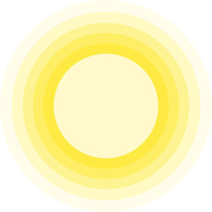 Sunshine in summer. Sun bright. Sun icon. Shiny hot sun lights horizontal. shining sun light effect