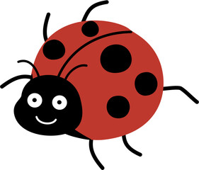 cute ladybug cartoon