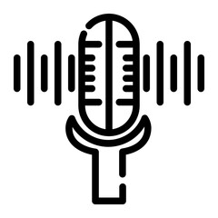 open mic in game cutline icon style