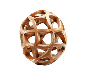 wooden Sphere isolated png