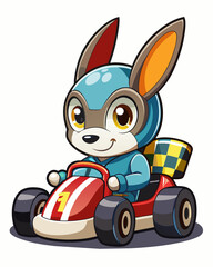 cartoon-hero-rabbit-racer-driving-a-car