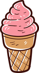 ice cream, fast food icon.