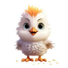 Fototapeta premium chicken isolated on white