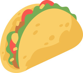 Taco, fast food icon.