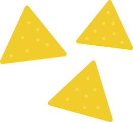 Chips, fast food icon.