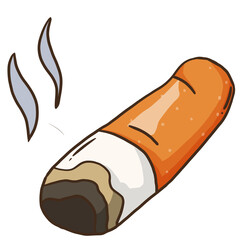 cigarette smoking trash, social issue problem