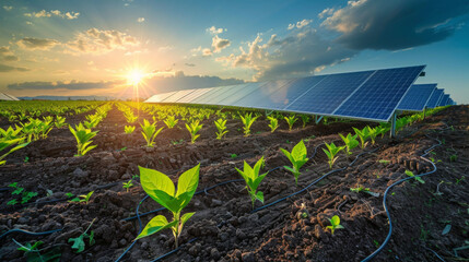 Nature conservation, clean energy, energy saving innovations infographic concept.