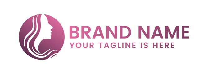 Hair salon logo design 