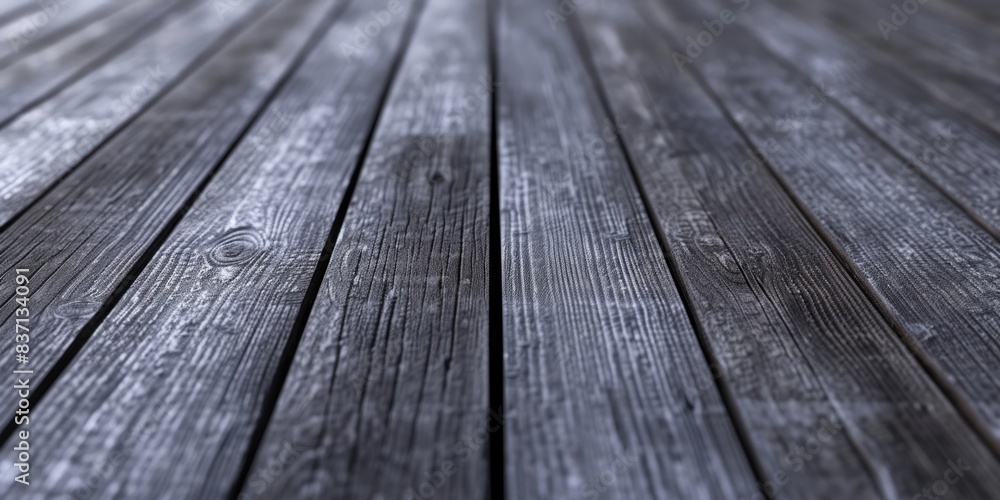 Poster a black wooden floor with a grainy texture. the floor is empty and has no furniture or objects on it