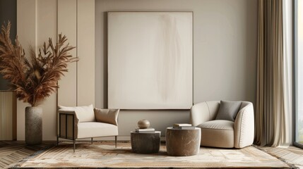 Light-filled living room embracing simplicity, comfort, and modern interior trends.