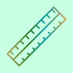Ruler icon Design