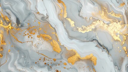 Stylish pattern in marble with seamless gold infusions, reflecting sophisticated elegance.