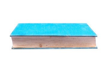 blue book isolated on white or transparent background