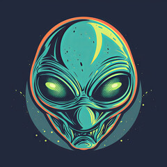 Alien logo design