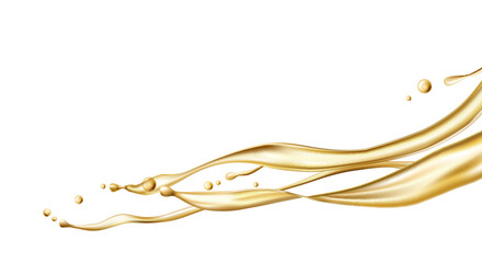 Fototapeta premium Splash of oil. Vector illustration