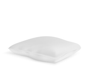 Blank soft pillow on white background. Vector illustration