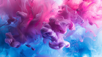 Creative ink stains and spots forming an abstract background for a global awareness campaign