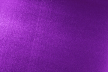 Beautiful purple foil as background, top view