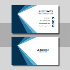 Fototapeta premium Creative and modern business card template. Business card for business and personal use.