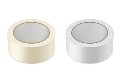 roll of scotch tape isolated on white