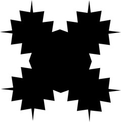 Zig Zag English font vector shape