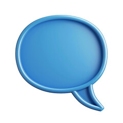 3D blue bubble frame, highlighting the image content, enhancing visual appeal and professionalism isolated on transparent background cutout png