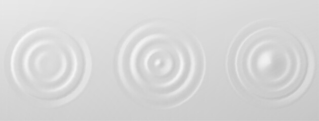 Splash ripple waves water surface decoration grey vector background illustration