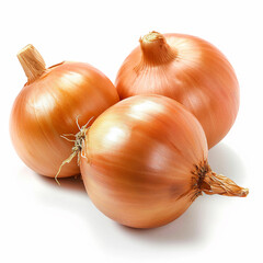 Fototapeta premium Onions on Isolate white background.