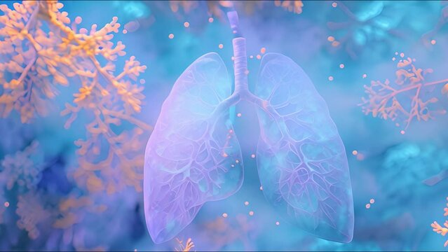 bronchiectasis. respiratory illness. Bronchus normal and bronchiectasis