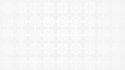 Seamless White Islamic Ornament pattern.