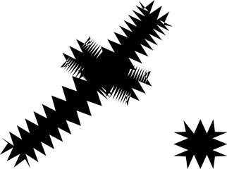 Zig Zag Currency font vector shape