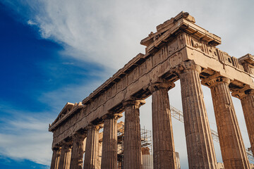 Obraz premium Greek Acropolis: Ancient Center of Culture and History