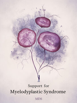 Artistic Representation Supporting Myelodysplastic Syndrome Awareness