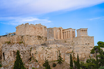 Fototapeta premium Greek Acropolis: Ancient Center of Culture and History