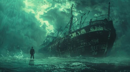 A sinking ship and a man can't let it go