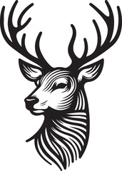 deer head vector