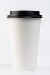 Generic paper cup with plastic lid