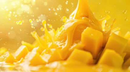 orange juice splash